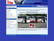 Tablet Screenshot of bip.pks-przemysl.pl